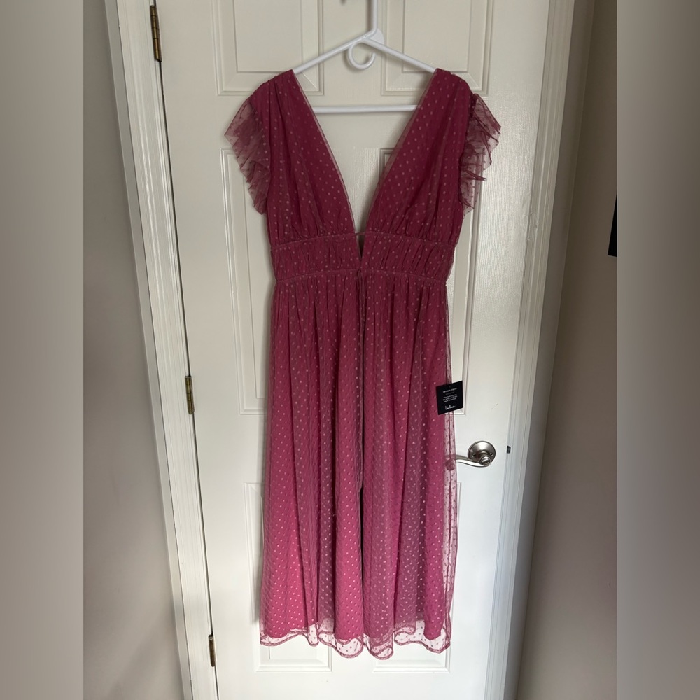 NWT Lulu's Pink Tulle Dress